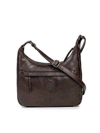 Женская сумка Dr.Koffer из натуральной кожи коричневая