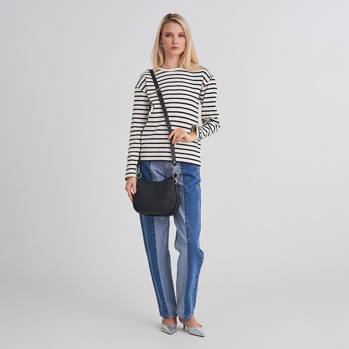 Женская сумка Dr. Koffer из натуральной кожи черная