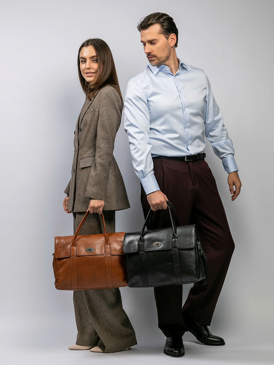 Сумка для документов Dr.Koffer из натуральной кожи