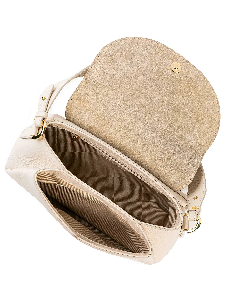 Женская сумка Dr. Koffer из натуральной кожи белая