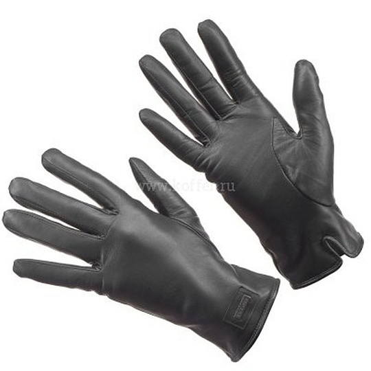 Темно-серые кожаные перчатки для женщин Dr.Koffer H610097-41-82