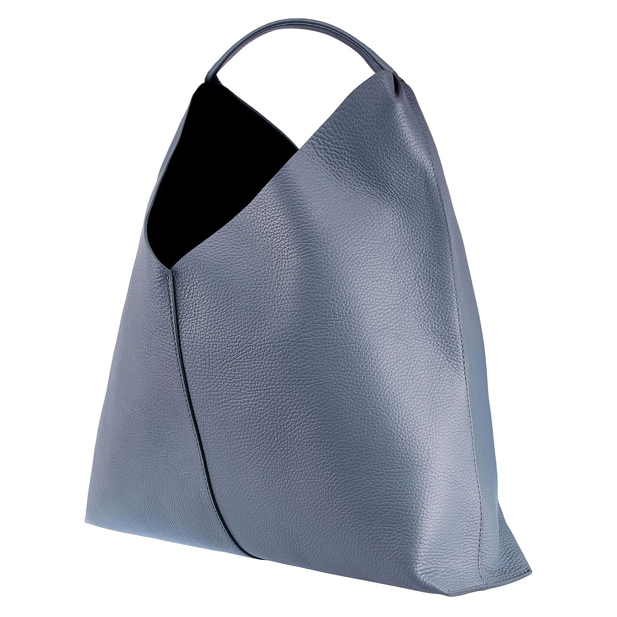 Женская сумка Dr.Koffer из натуральной кожи серая