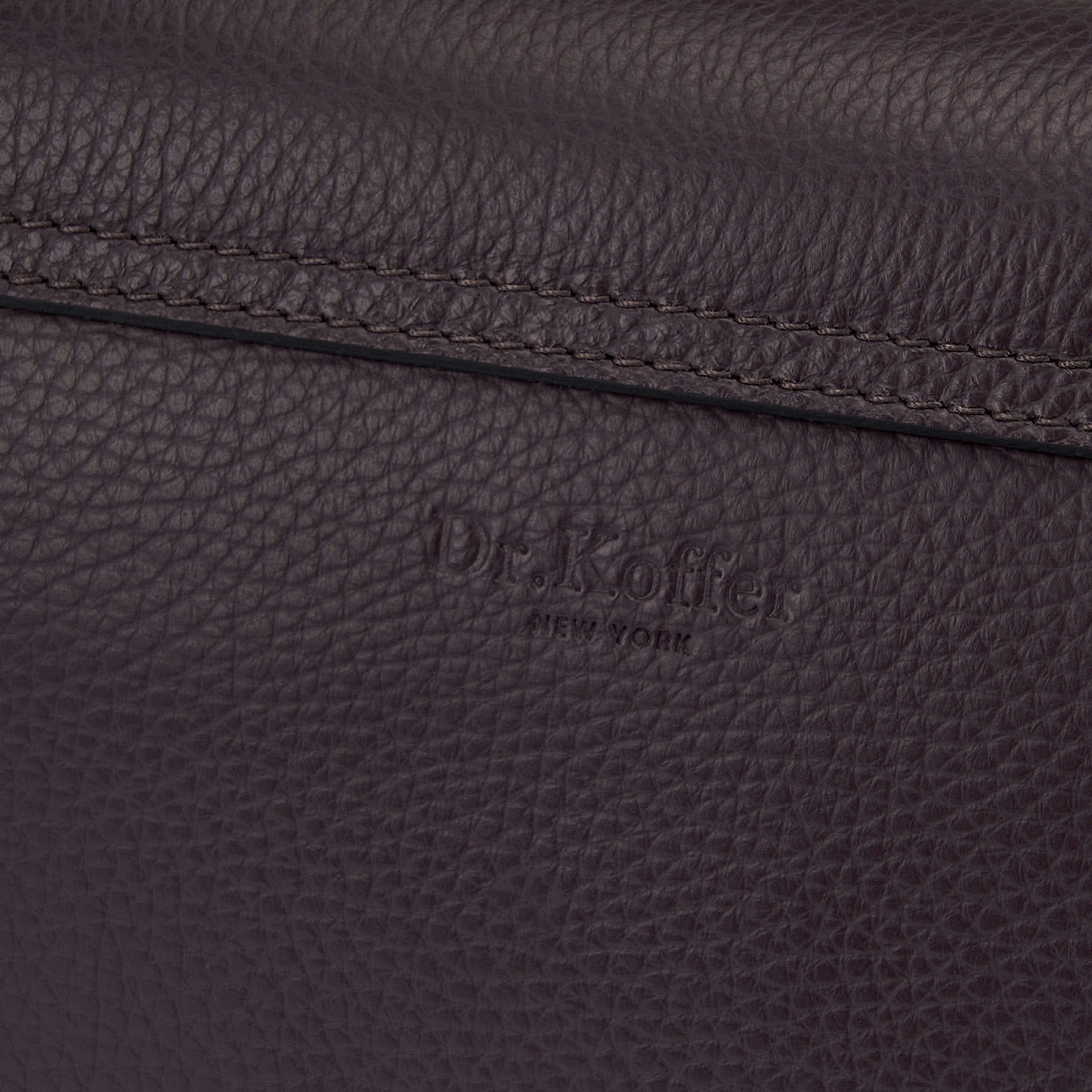 Женская сумка Dr. Koffer из натуральной кожи фиолетовая