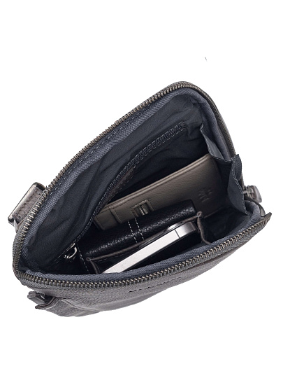 Рюкзак Dr. Koffer из натуральной кожи серый