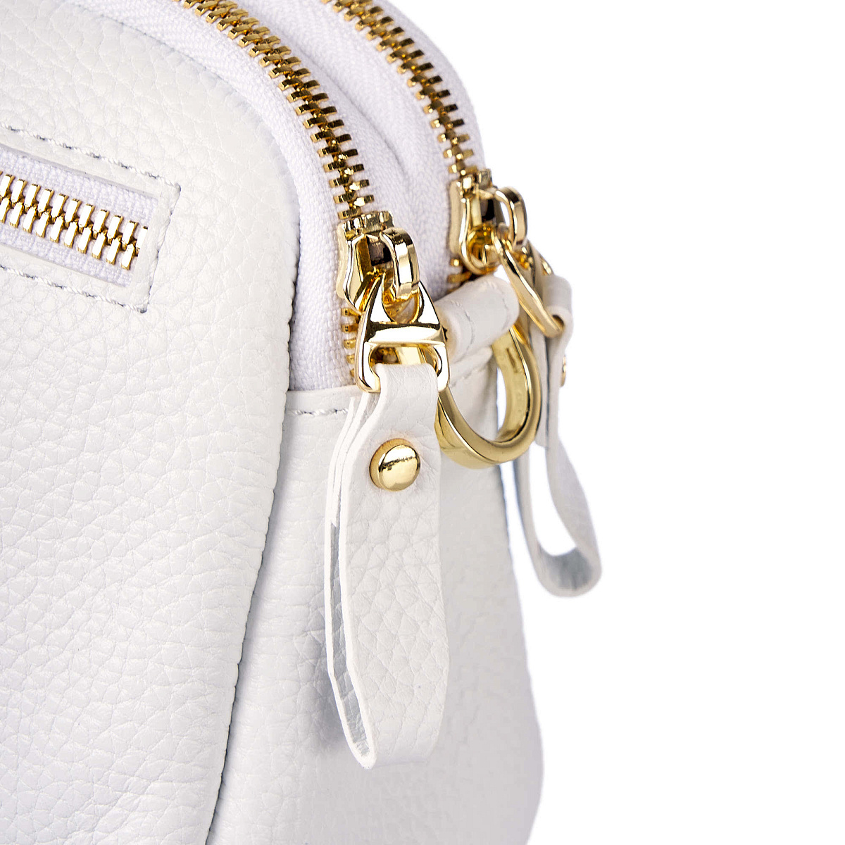 Женская сумка Dr. Koffer из натуральной кожи белая