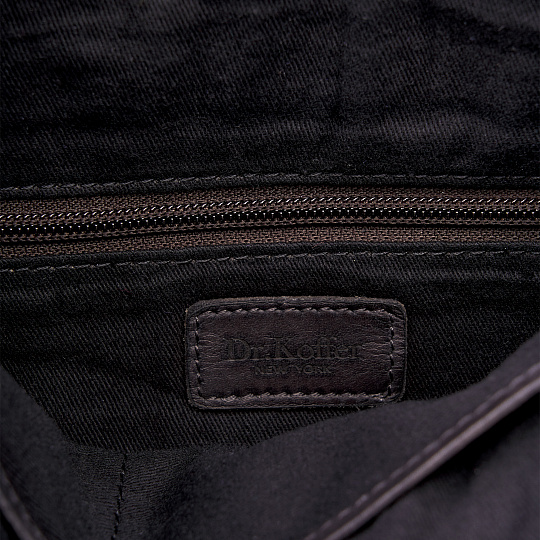 Рюкзак Dr.Koffer из натуральной кожи серый