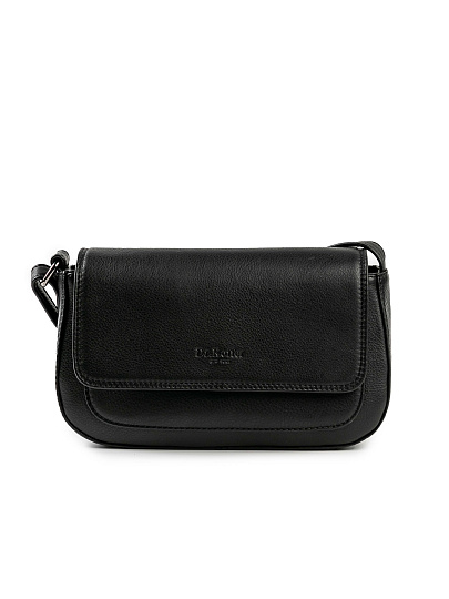 Женская сумка Dr.Koffer из натуральной кожи чёрная