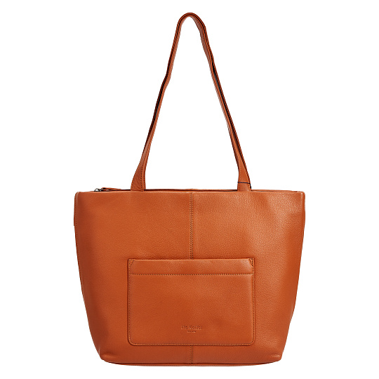 Женская сумка Dr.Koffer из натуральной кожи коричневая