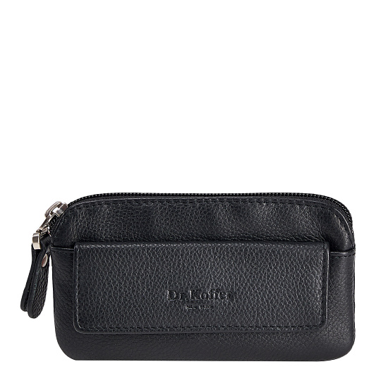 Ключница Dr.Koffer из натуральной кожи черная
