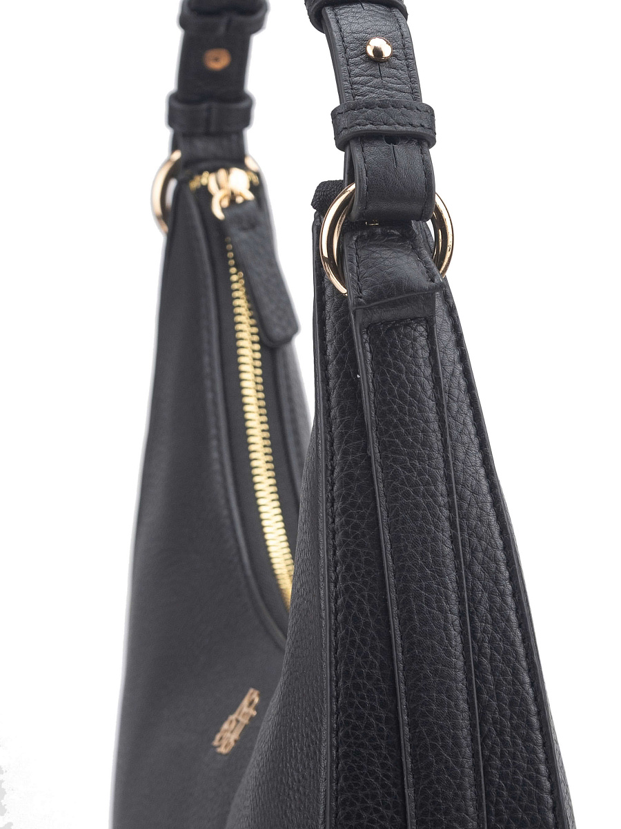 Женская сумка Dr. Koffer из натуральной кожи черная