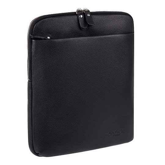 Сумка через плечо Dr.Koffer из натуральной кожи черная