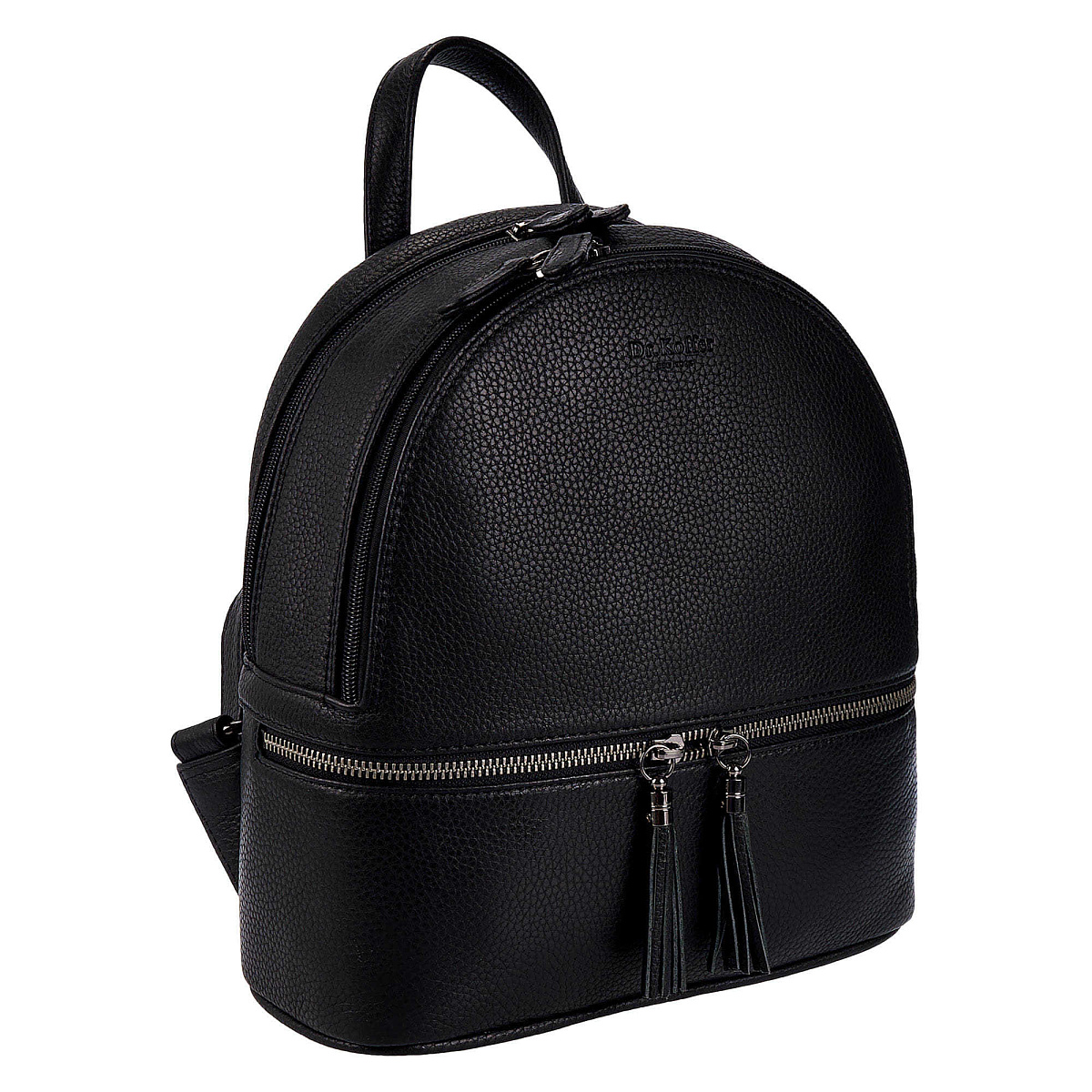 Рюкзак Dr.Koffer из натуральной кожи черный