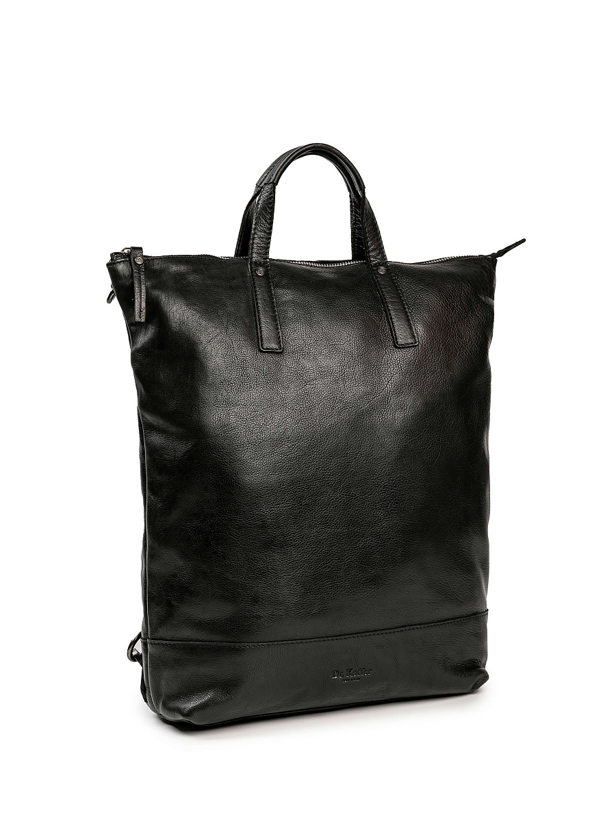 Рюкзак Dr.Koffer из натуральной кожи черный