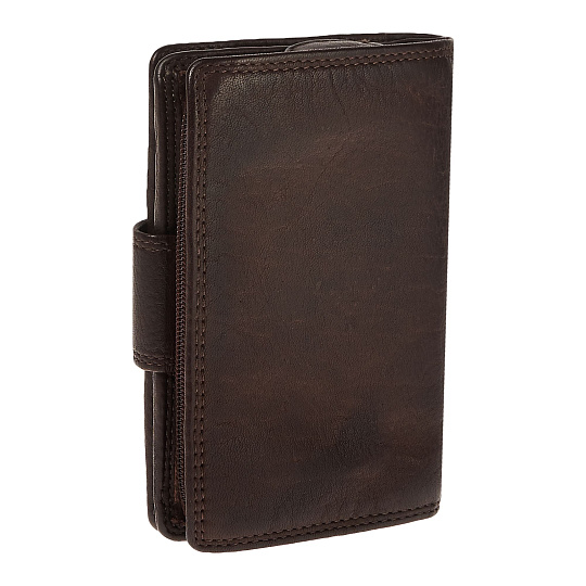 Портмоне Dr.Koffer из натуральной кожи коричневое
