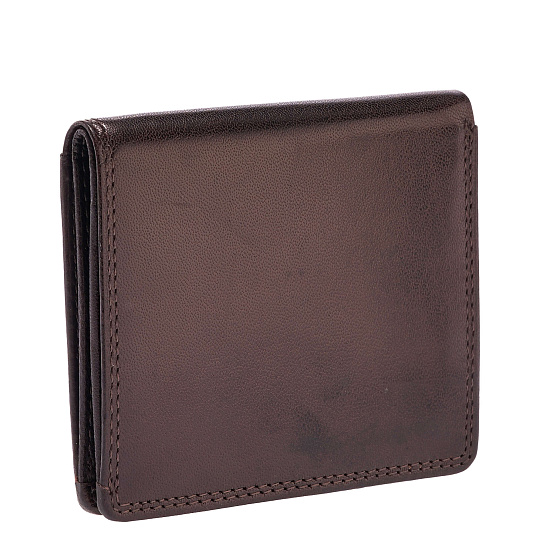 Портмоне Dr.Koffer из натуральной кожи коричневое