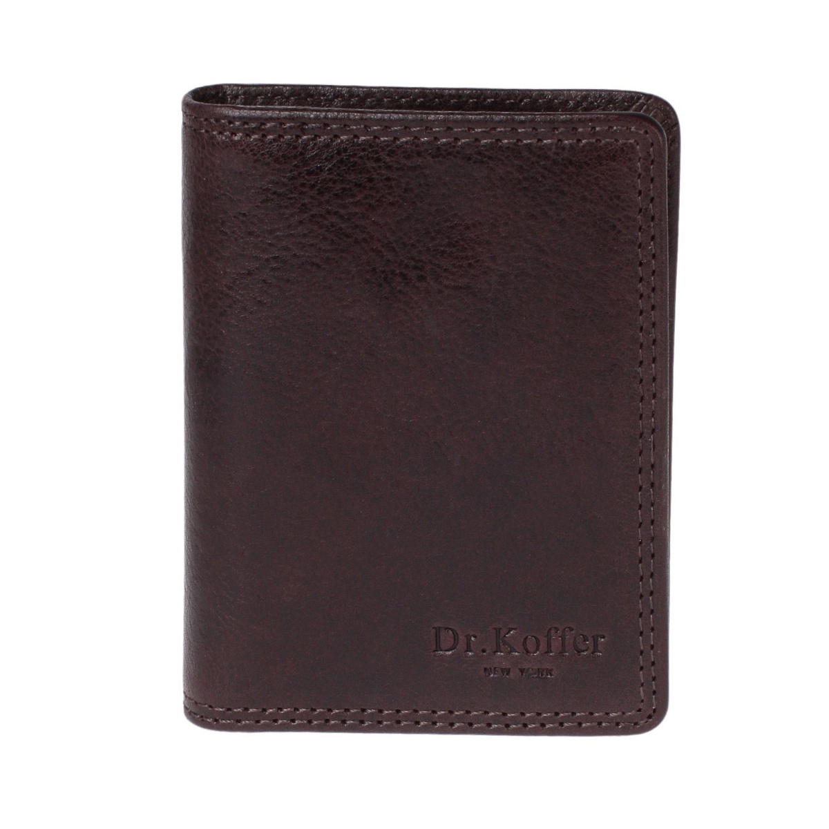 Кредитница Dr.Koffer из натуральной кожи коричневая
