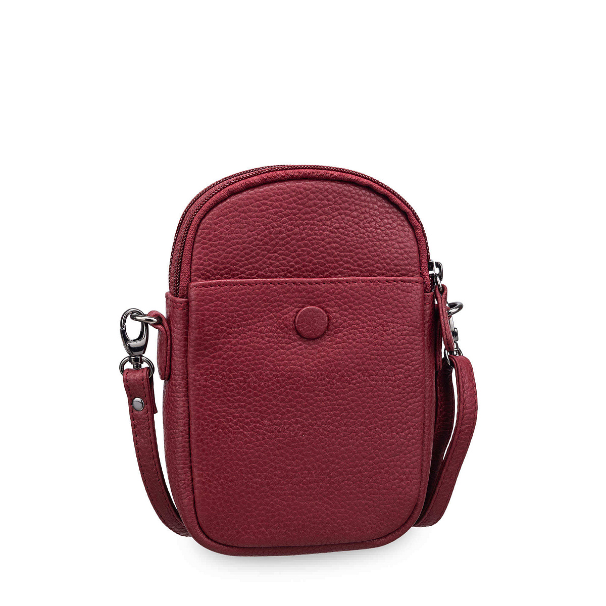 Женская сумка Dr. Koffer из натуральной кожи бордовая