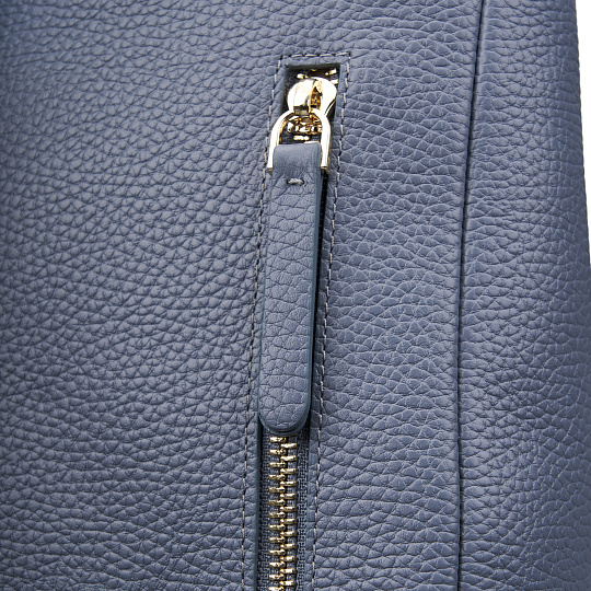 Рюкзак Dr. Koffer из натуральной кожи голубой