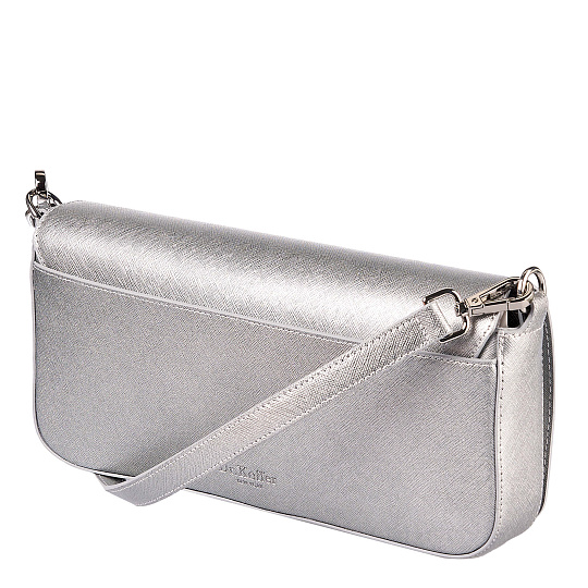 Женская сумка  Dr. Koffer из натуральной кожи серая