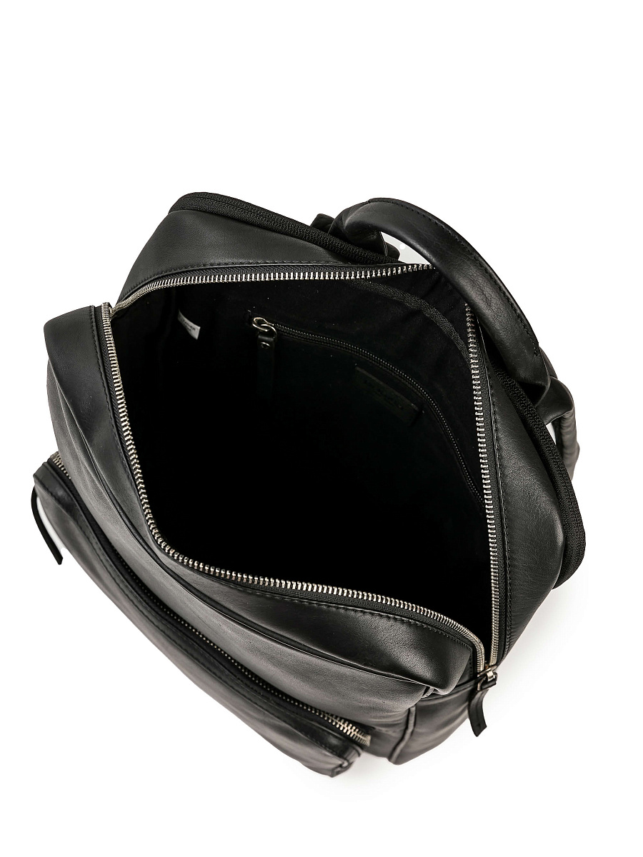 Рюкзак Dr.Koffer из натуральной кожи черный