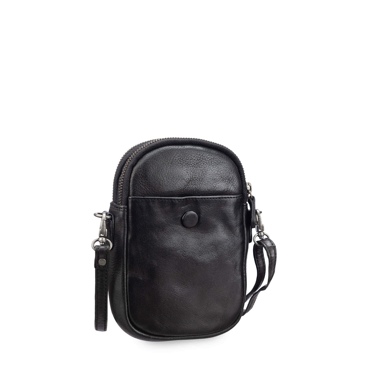 Сумка через плечо Dr.Koffer из натуральной кожи черная