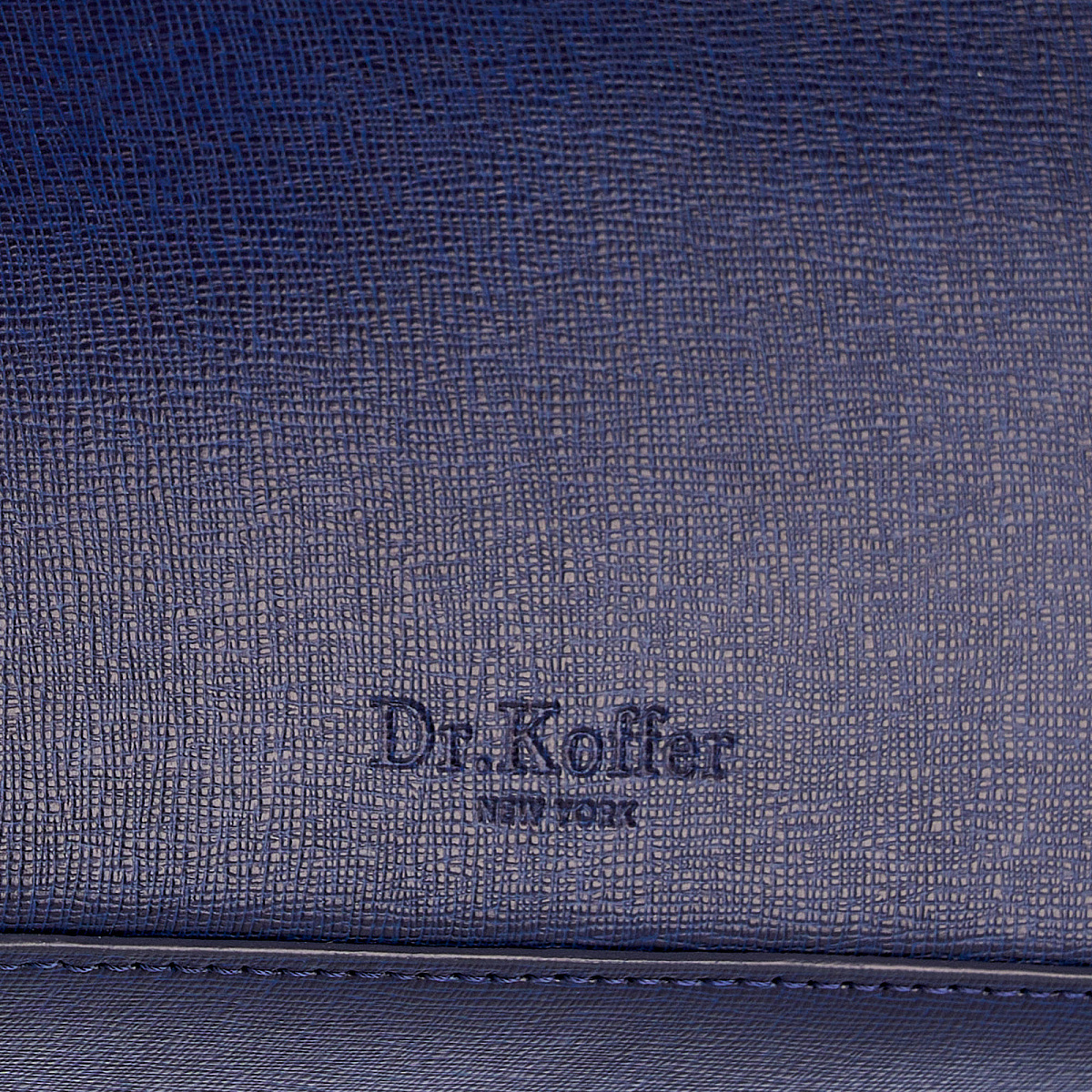 Женская сумка  Dr. Koffer из натуральной кожи синяя