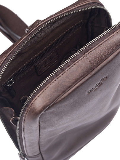 Рюкзак Dr. Koffer из натуральной кожи коричневый