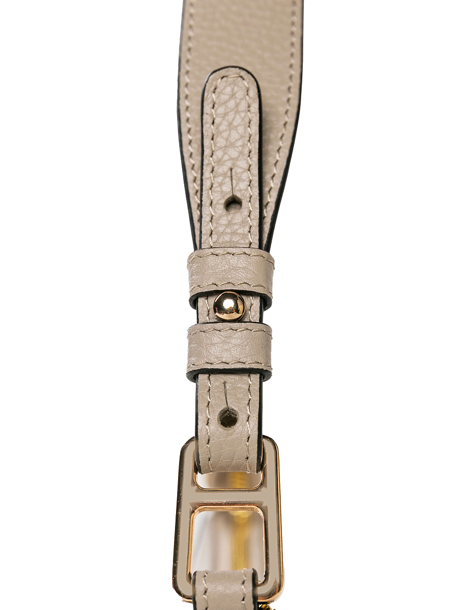 Женская сумка Dr. Koffer из натуральной кожи бежевая