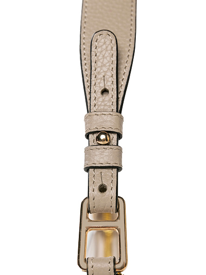 Женская сумка Dr. Koffer из натуральной кожи бежевая