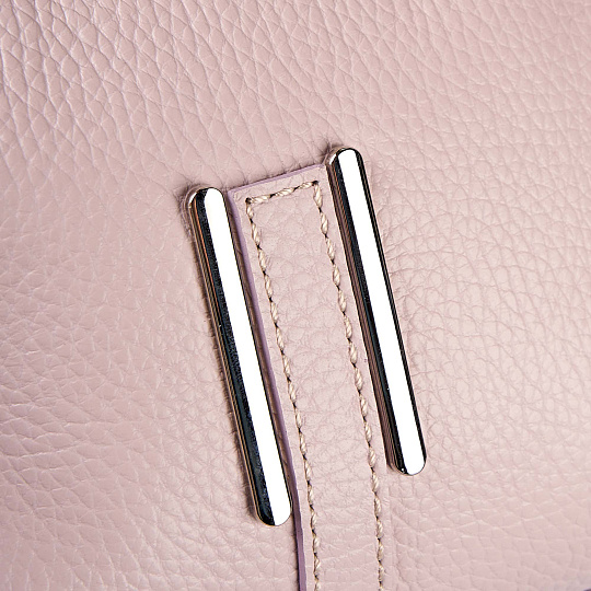 Женская сумка Dr. Koffer из натуральной кожи розовая