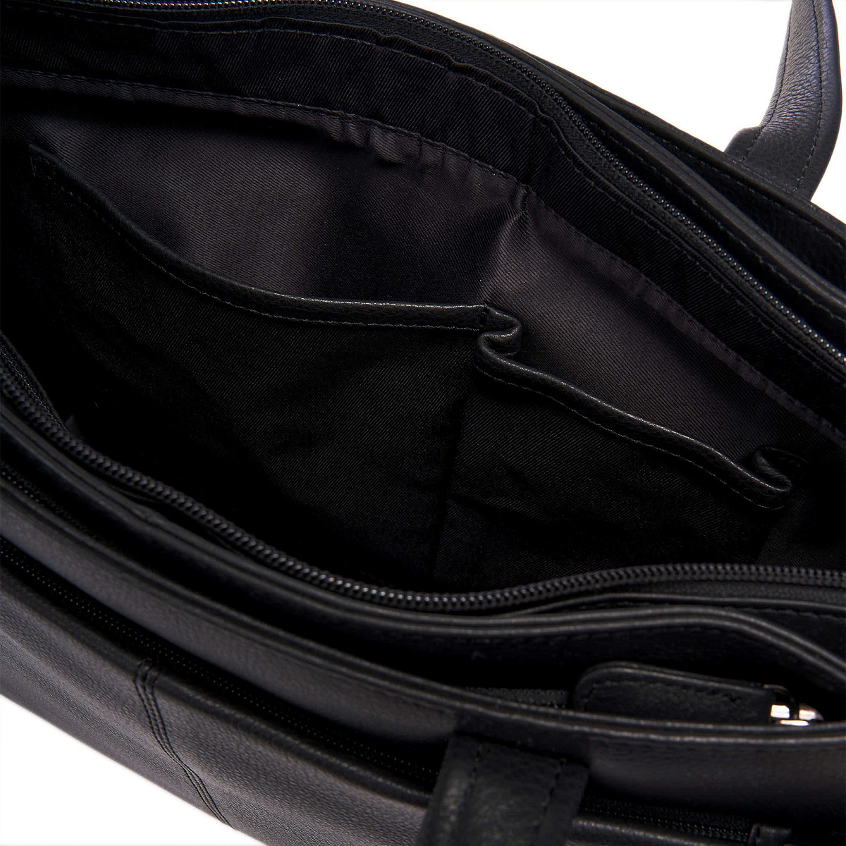 Женская сумка Dr.Koffer из натуральной кожи чёрная