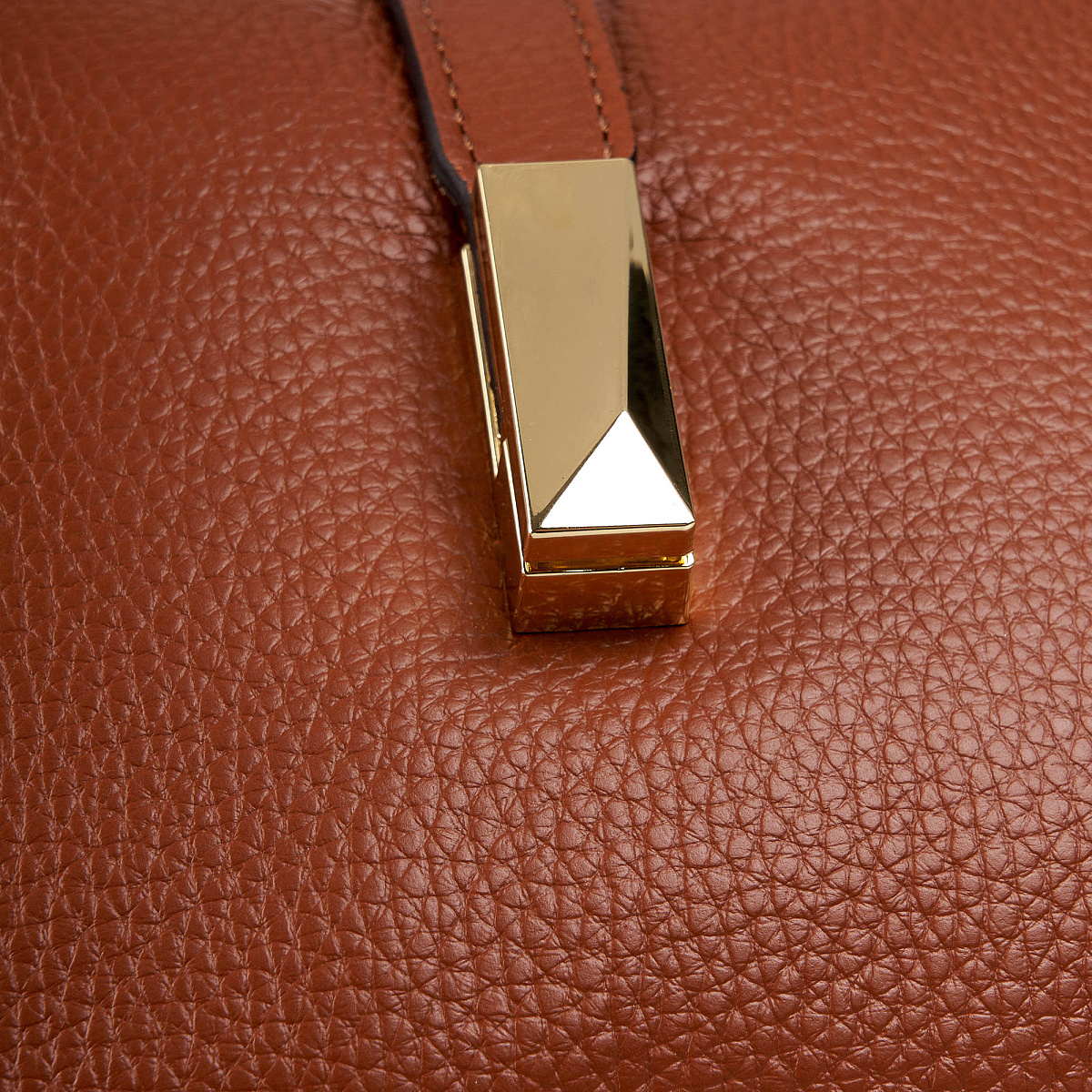 Женская сумка Dr. Koffer из натуральной кожи коричневая