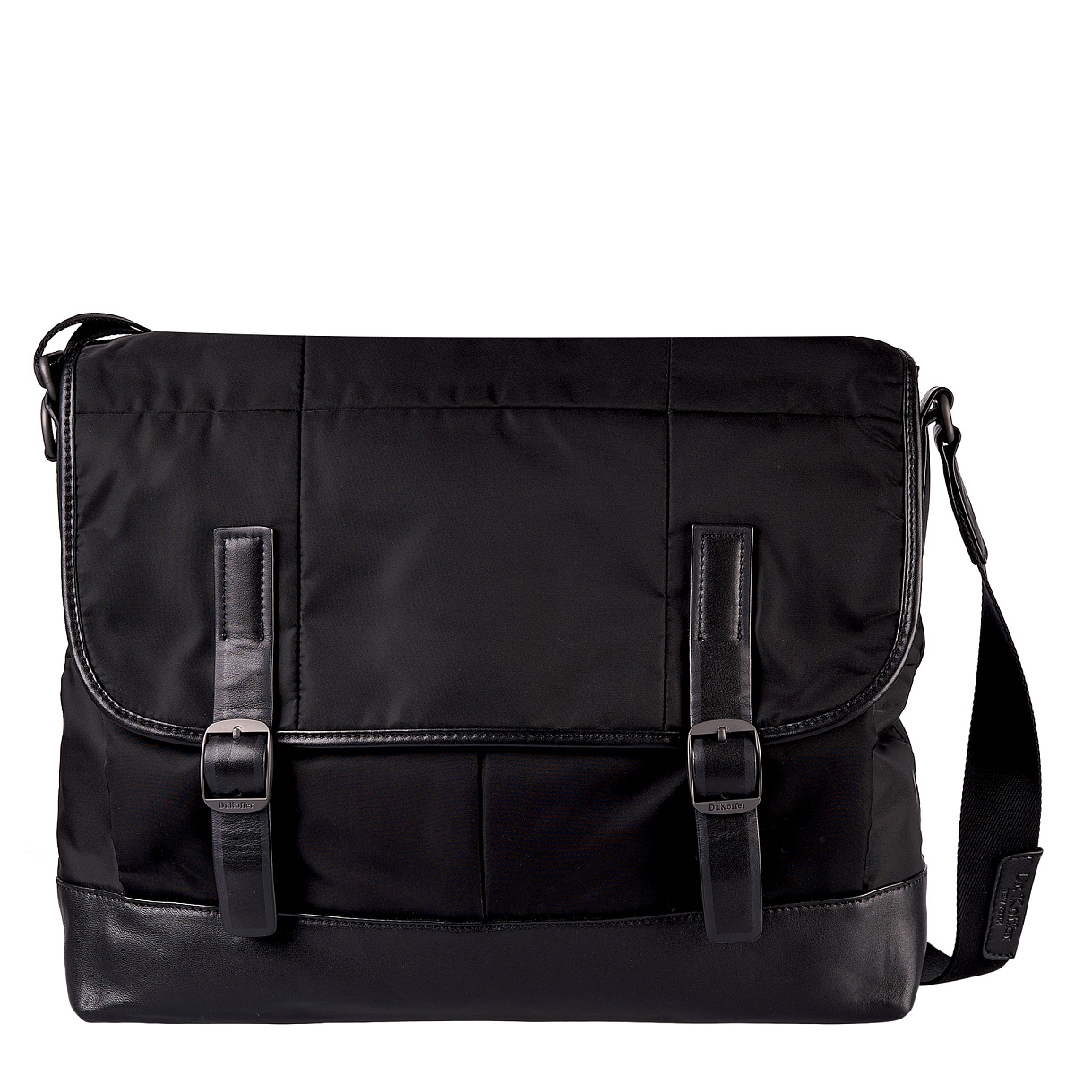 Сумка через плечо Dr.Koffer из нейлона и натуральной кожи