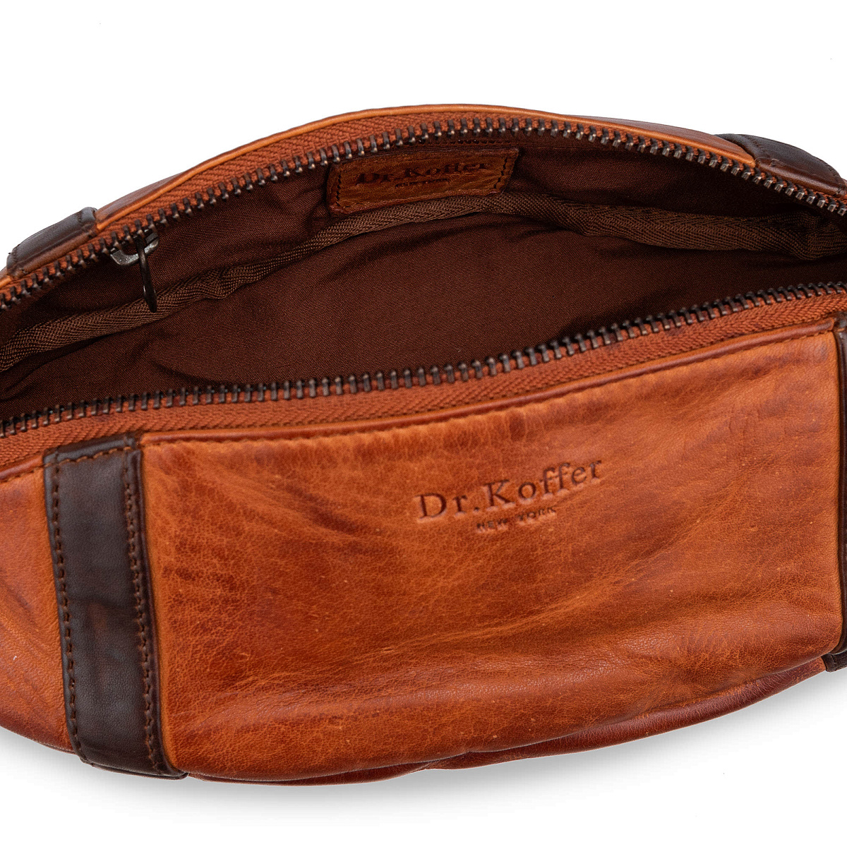 Несессер Dr.Koffer из натуральной кожи коричневый