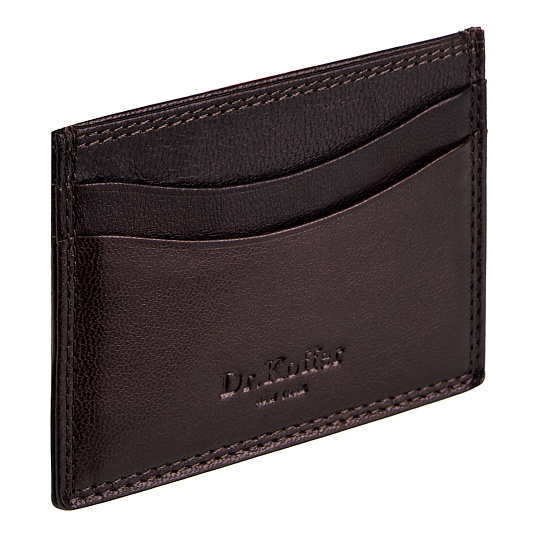 Кредитница Dr.Koffer из натуральной кожи коричневая