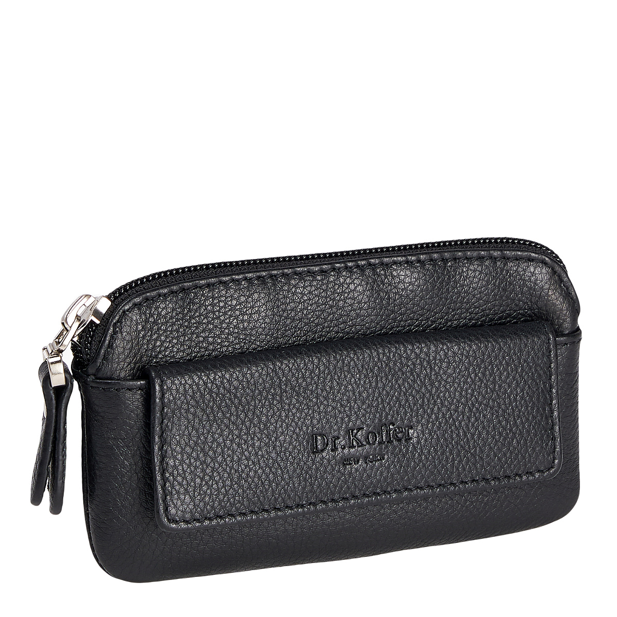 Ключница Dr.Koffer из натуральной кожи черная