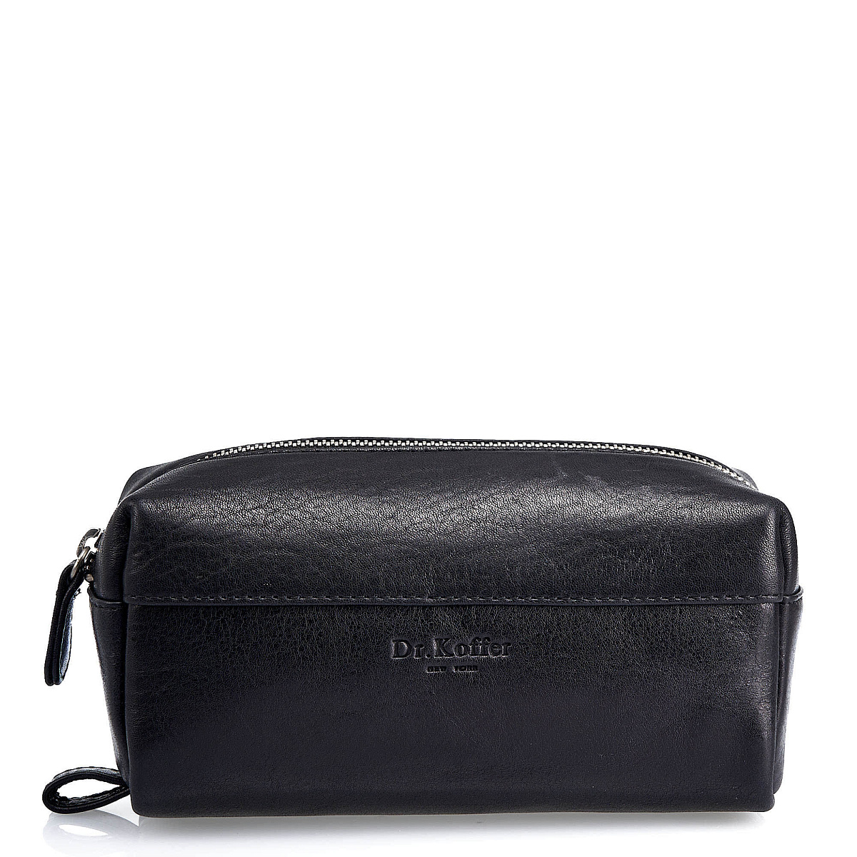 Несессер Dr. Koffer из натуральной кожи черный