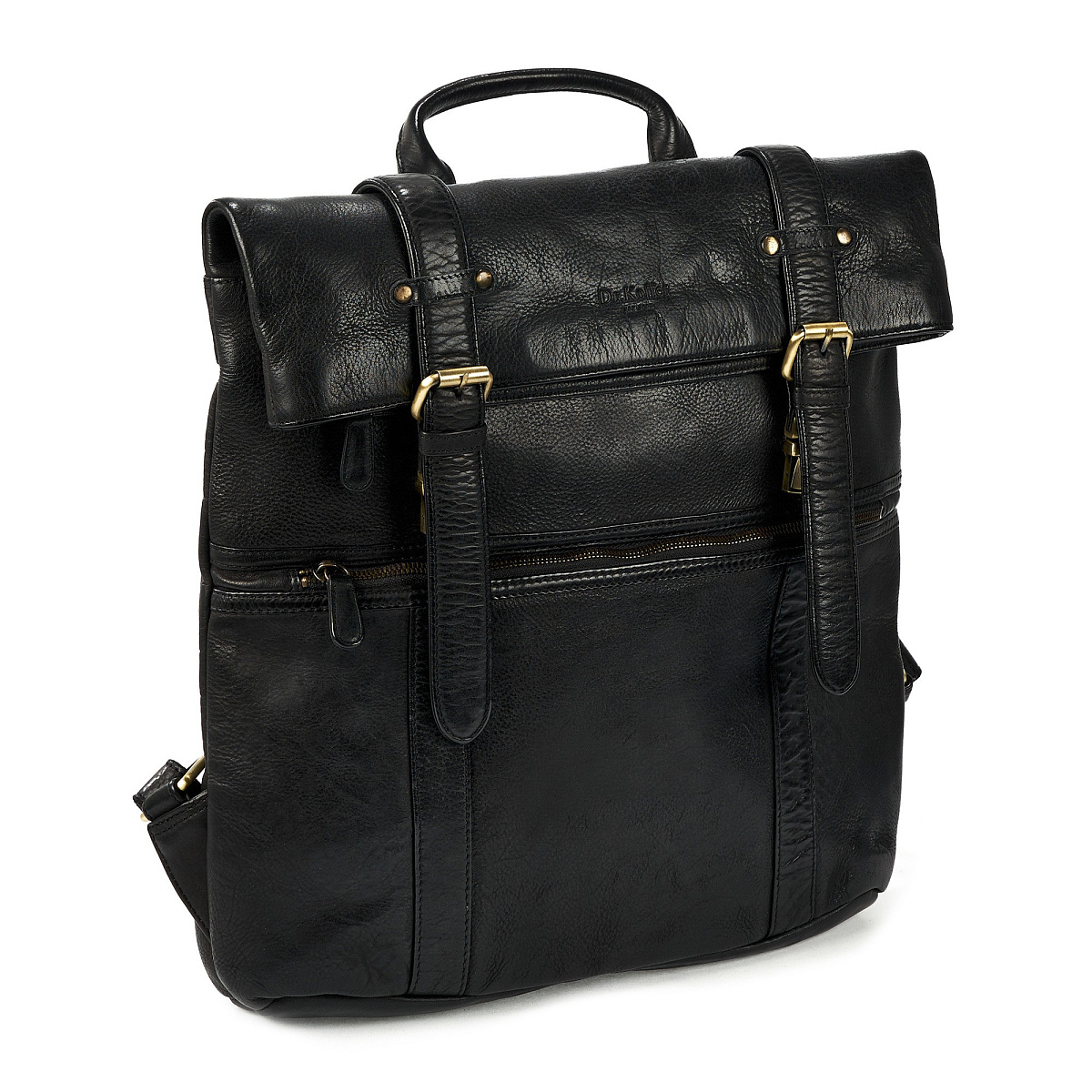 Рюкзак Dr.Koffer из натуральной кожи черный
