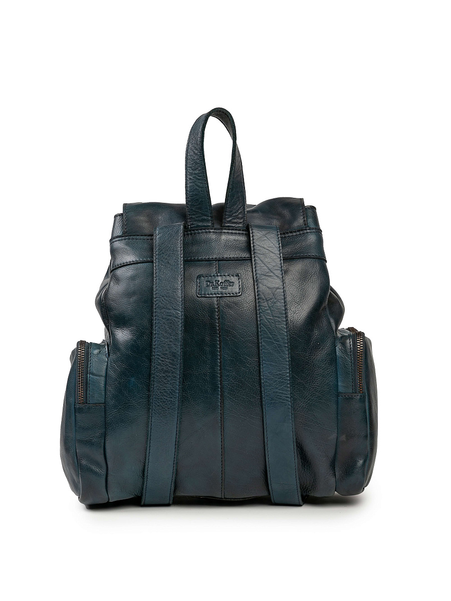 Рюкзак Dr.Koffer из натуральной кожи синий
