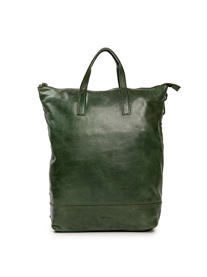 Рюкзак Dr.Koffer из натуральной кожи зеленый