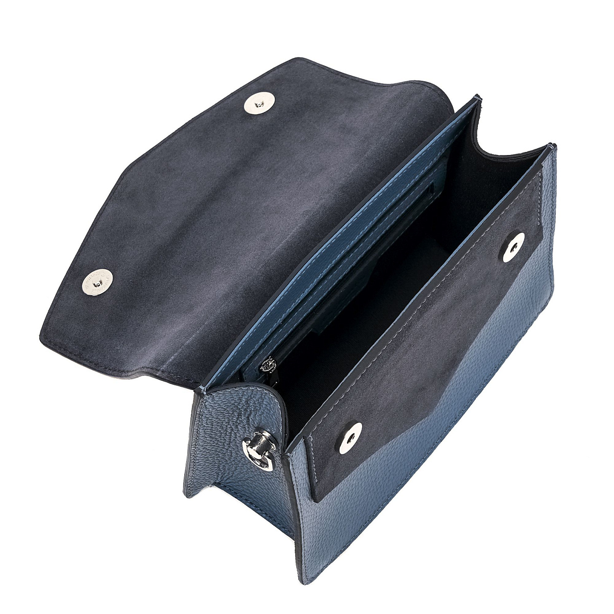 Женская сумка Dr. Koffer из натуральной кожи синяя