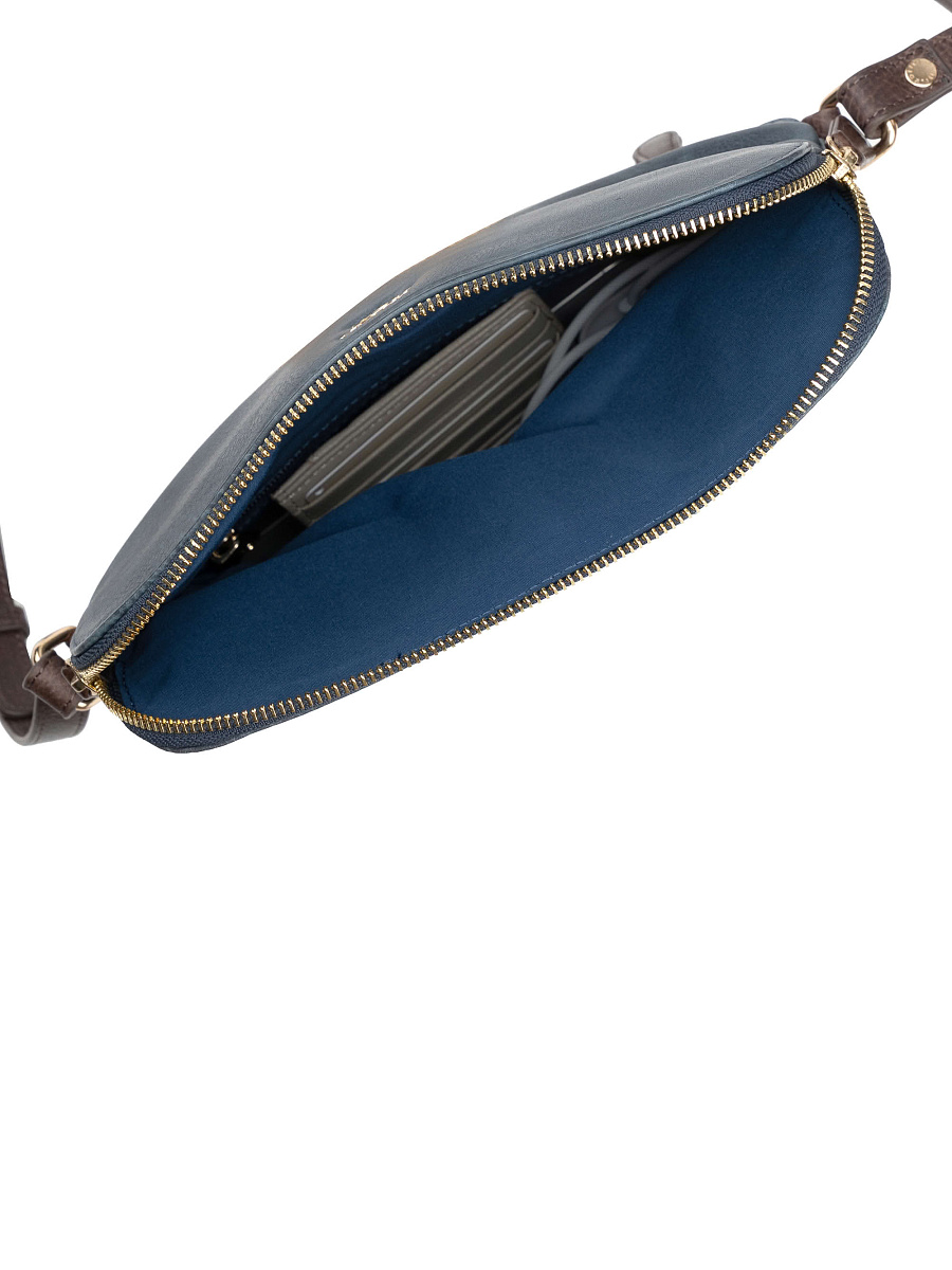 Женская сумка Dr. Koffer из натуральной кожи синяя