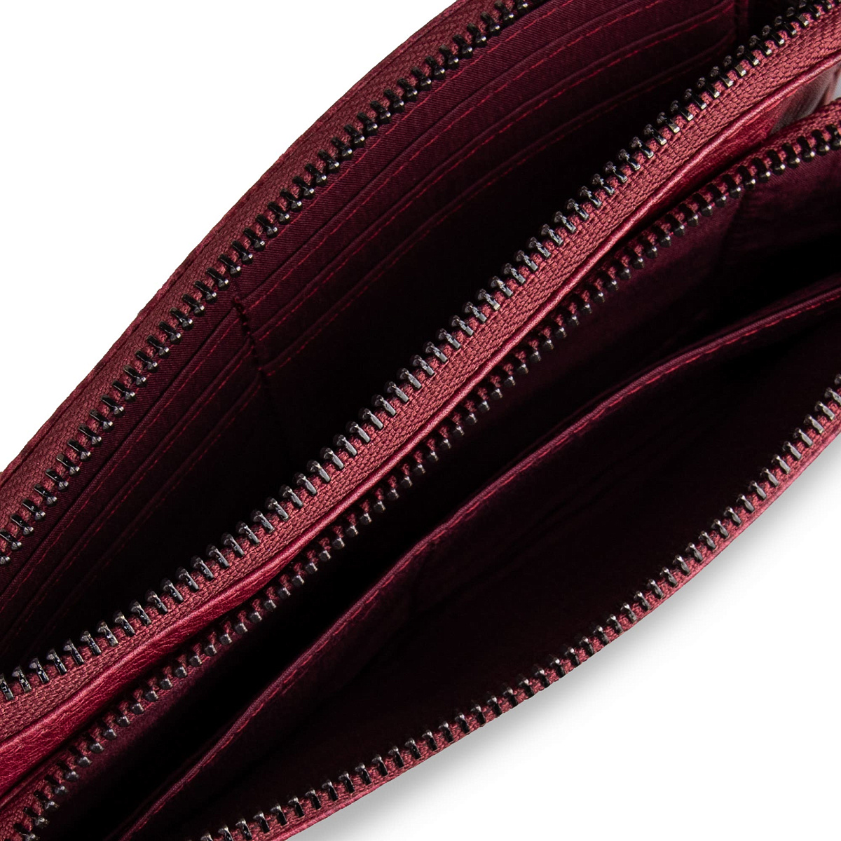 Портмоне Dr.Koffer из натуральной кожи красное