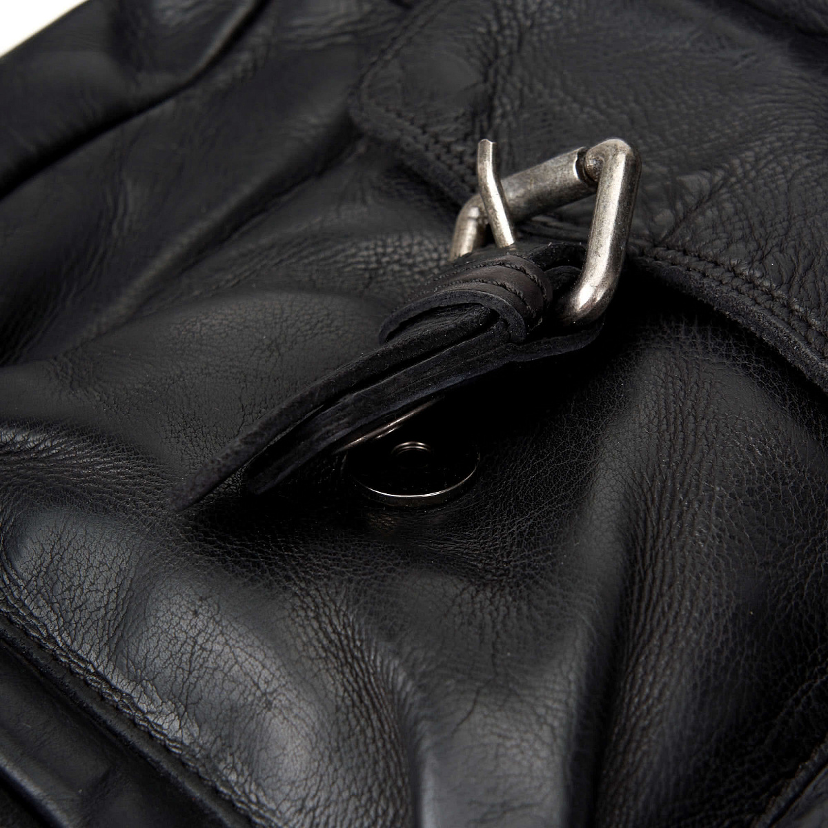 Деловая сумка Dr.Koffer из натуральной кожи черная