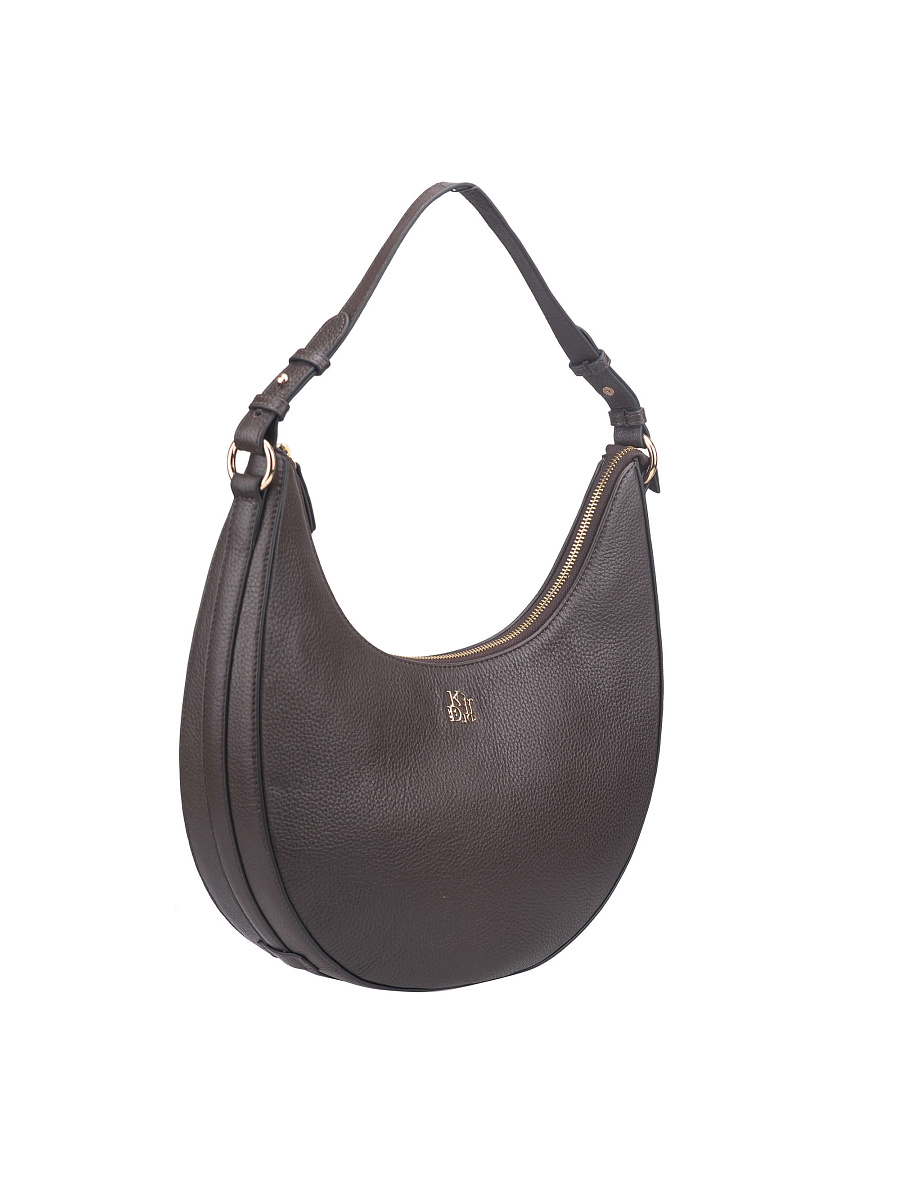 Женская сумка Dr. Koffer из натуральной кожи коричневая