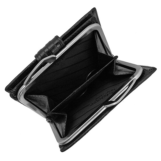 Кошелек Dr.Koffer из натуральной кожи черный