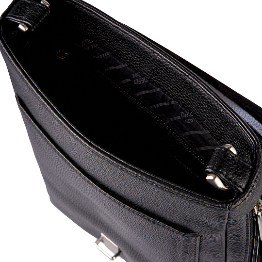 Сумка планшет Dr.Koffer из натуральной кожи черный