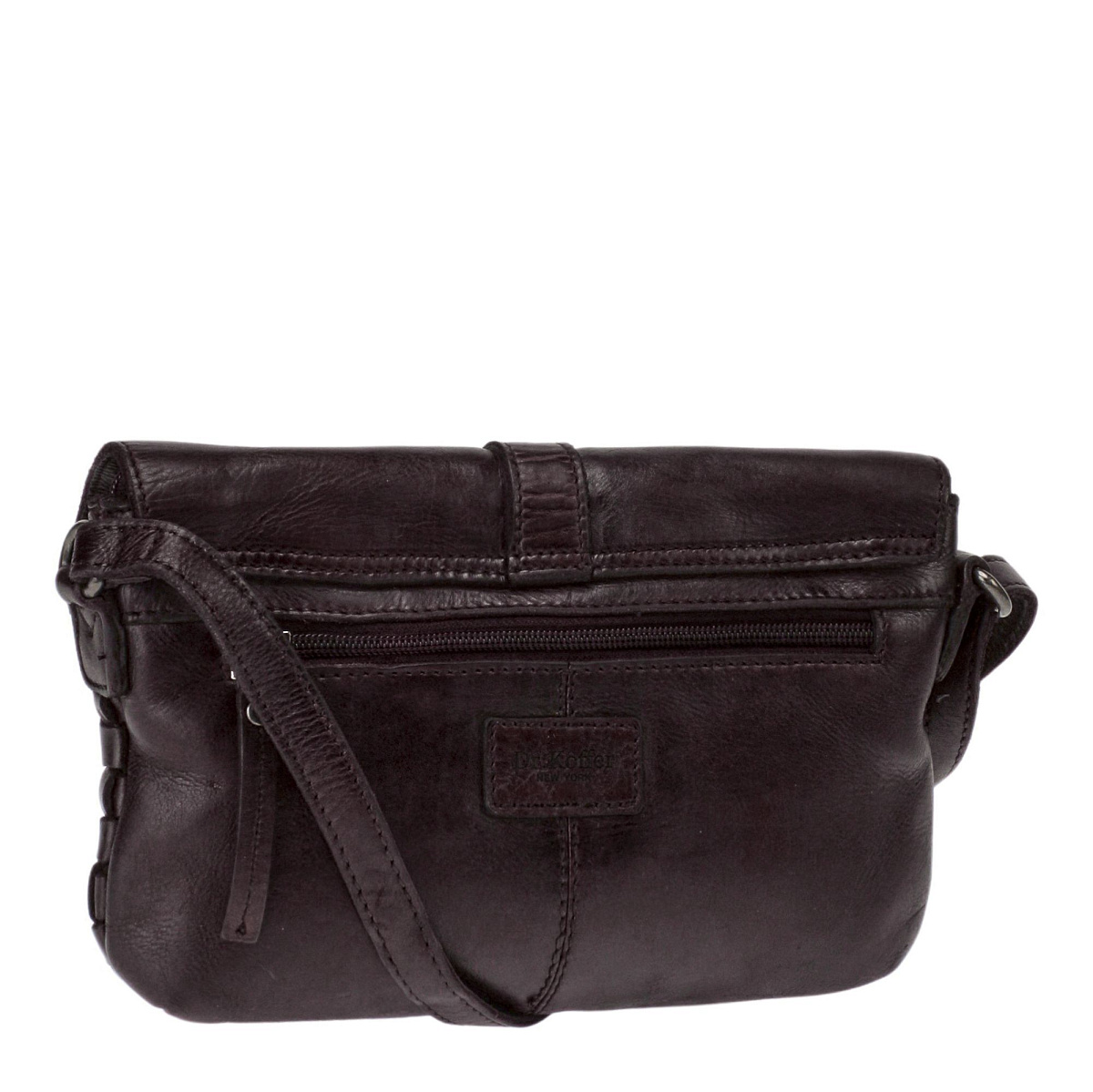 Сумка через плечо Dr.Koffer из натуральной кожи коричневая