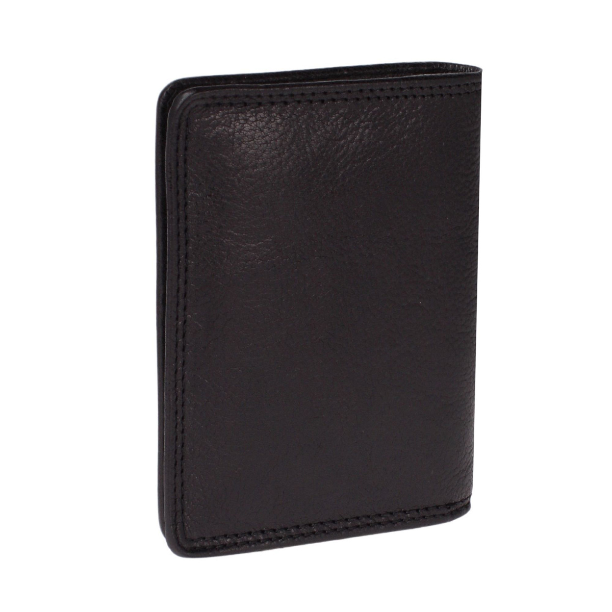 Кредитница Dr.Koffer из натуральной кожи черная