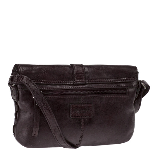 Сумка через плечо Dr.Koffer из натуральной кожи коричневая
